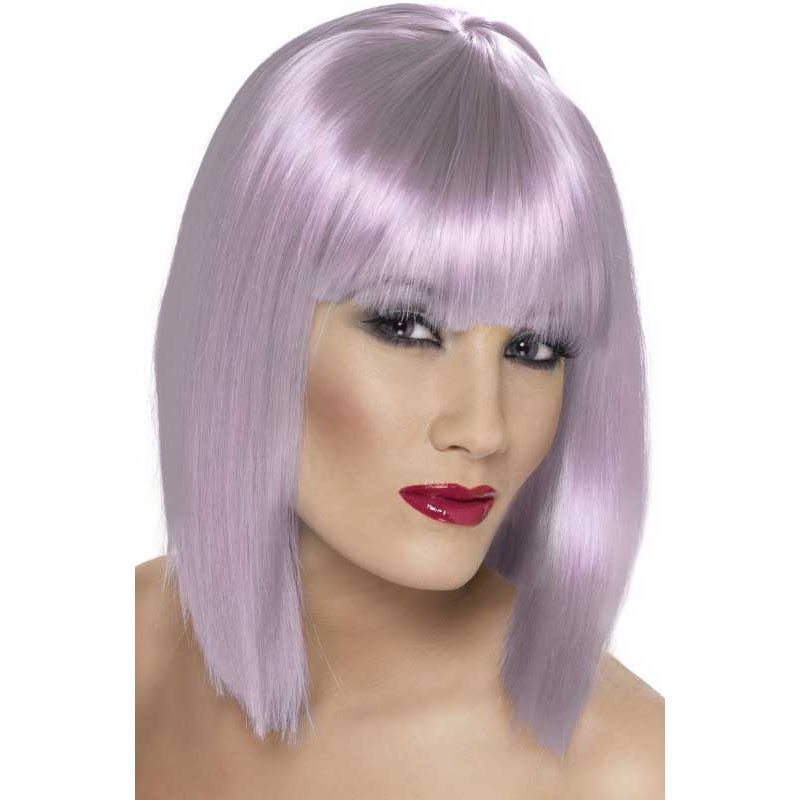 Glam Short Lilac Costume Wig