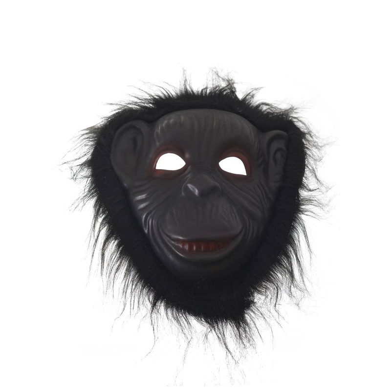Hairy Chimpanzee Full Face Novelty Costume Mask