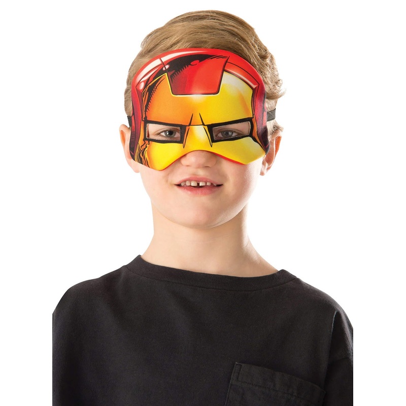 Ironman Boys Plush Marvel Superhero Costume Eyemask
