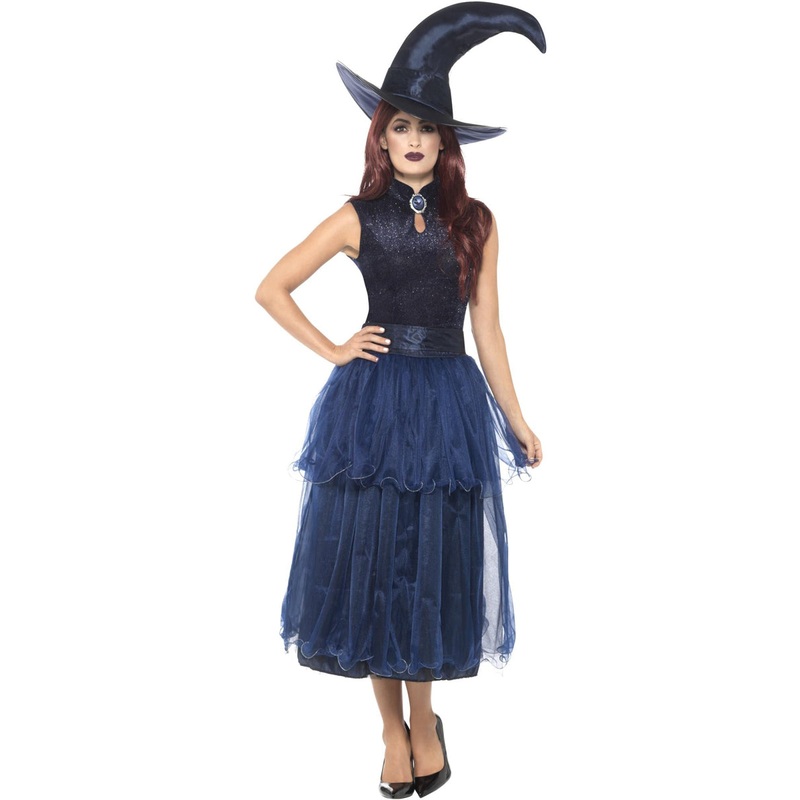 Midnight Blue Witch Plus Size Womens Halloween Costume