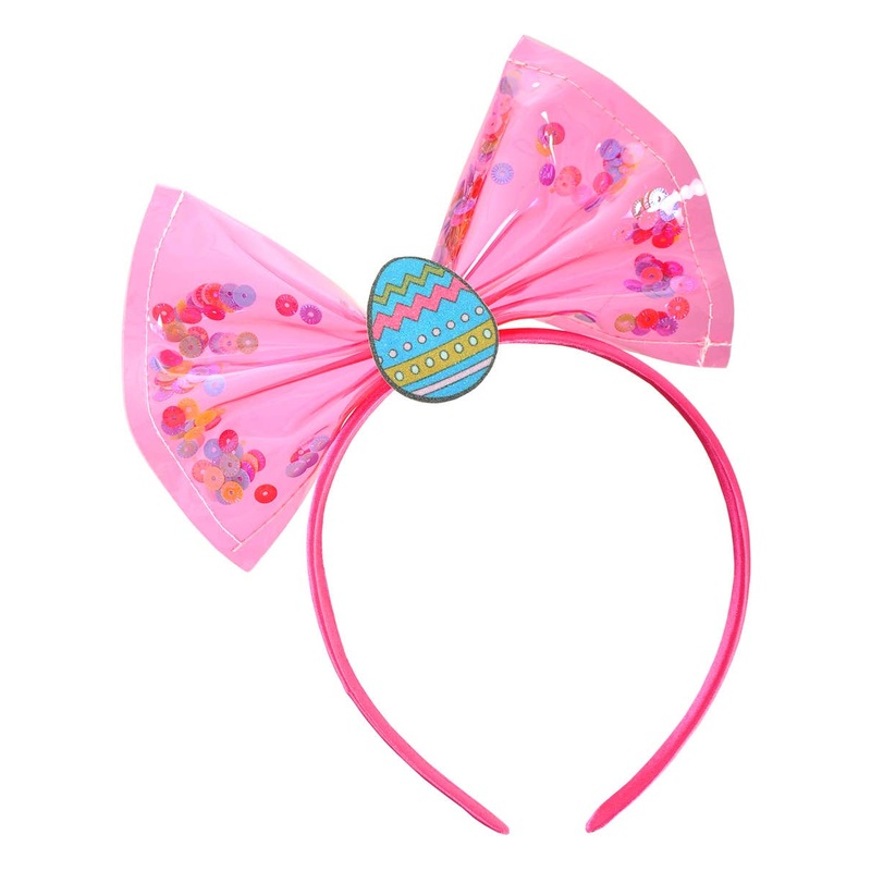 Pretty Pink Easter Bow Costume Headband