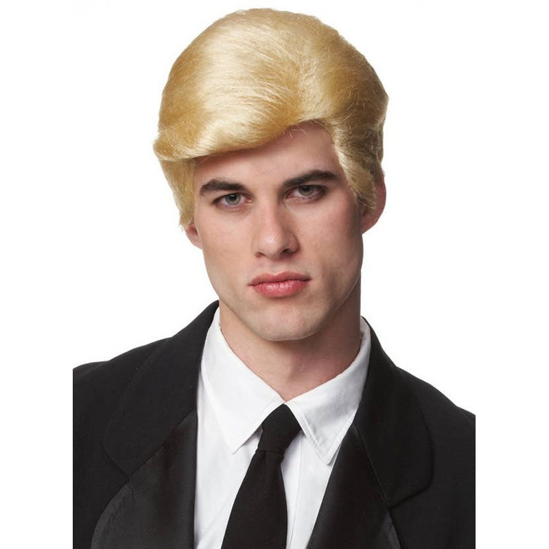 Real Man Short Blonde Costume Wig