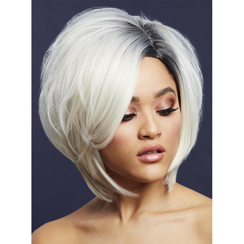 Savanah Ice Blonde Womens Short Layered Fashion Wig