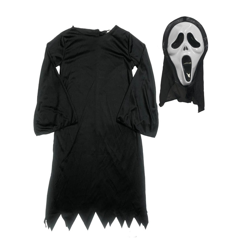 Screaming Ghost Face Boys Halloween Costume - Size XLarge