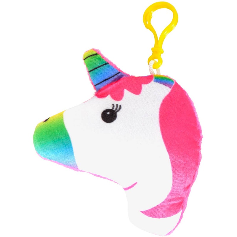Unicorn Head Pink Keyring Party Favour