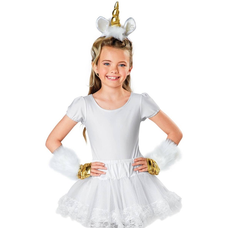 Unicorn Horn Headband and Wrist Cuff Costume Kit