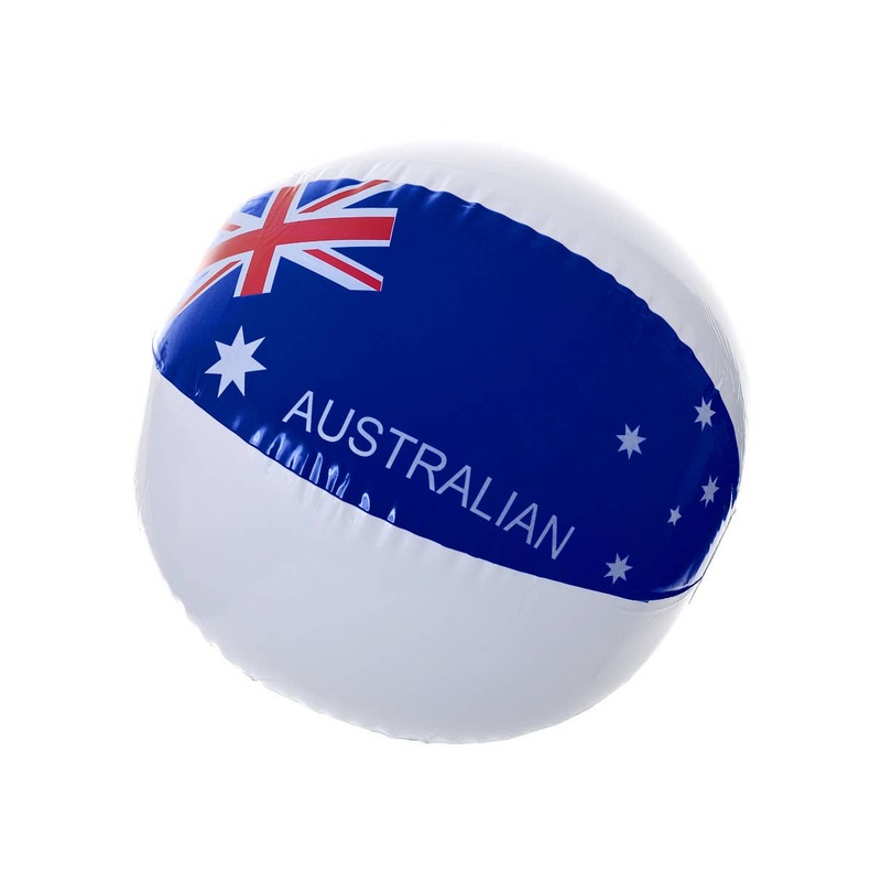 Australia Day Inflatable Beach Ball with Aussie Flag