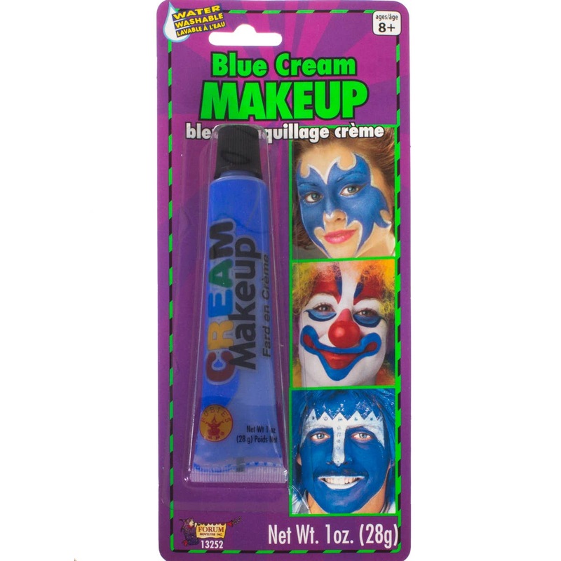 Cream Make Up Blue Face Paint