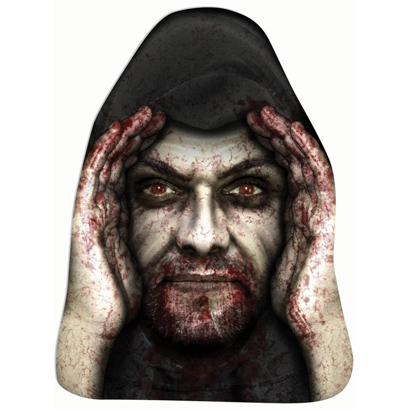 Creepy Peeper Lurking Zombie Halloween Window Decoration