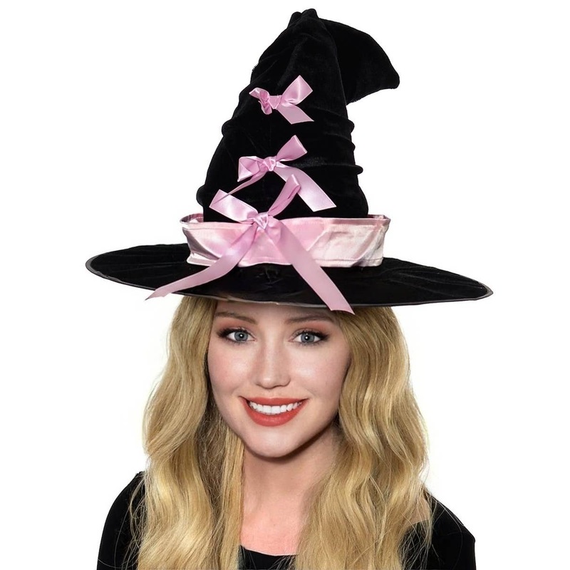 Crooked Pretty Witch Halloween Hat