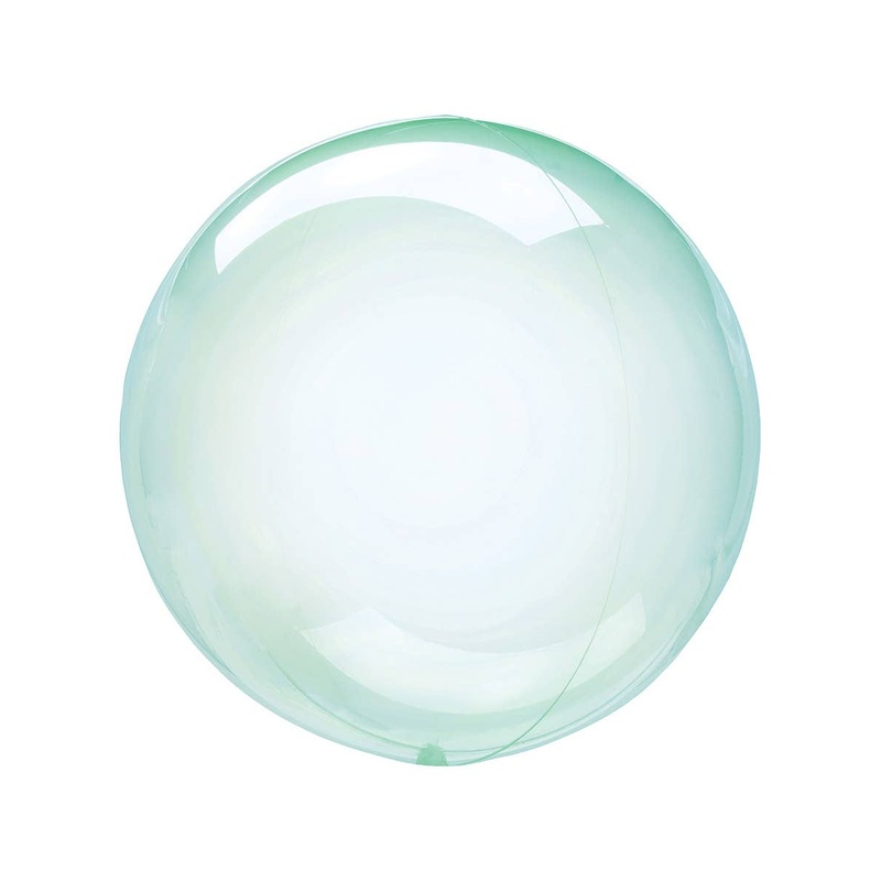 Crystal Clearz Green 50cm Round Bubble Balloon