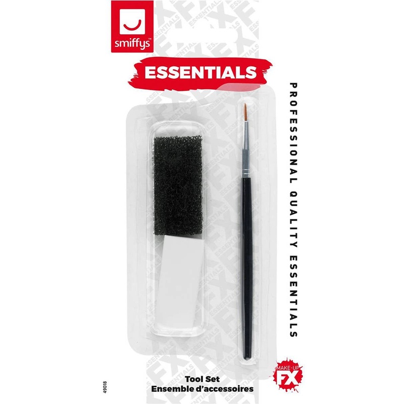 Essentials Brush & Sponge Makeup Applicator Set