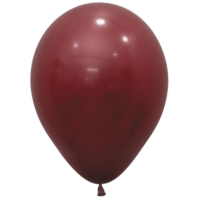 Fashion Merlot Single 30cm Latex Balloon