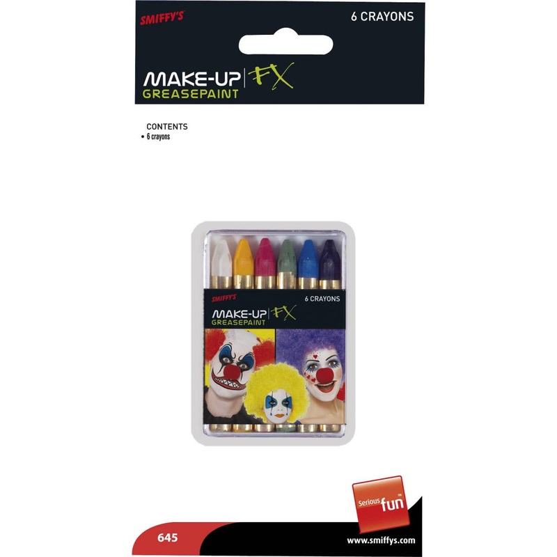 Greasepaint Makeup Crayons - Pack of 6