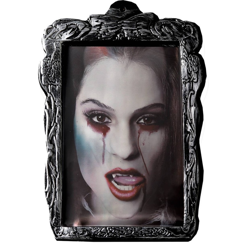 Holographic Vampire Picture Frame Halloween Decoration