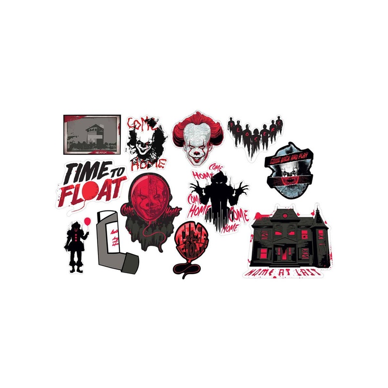 IT Pennywise Cut Out Halloween Decorations