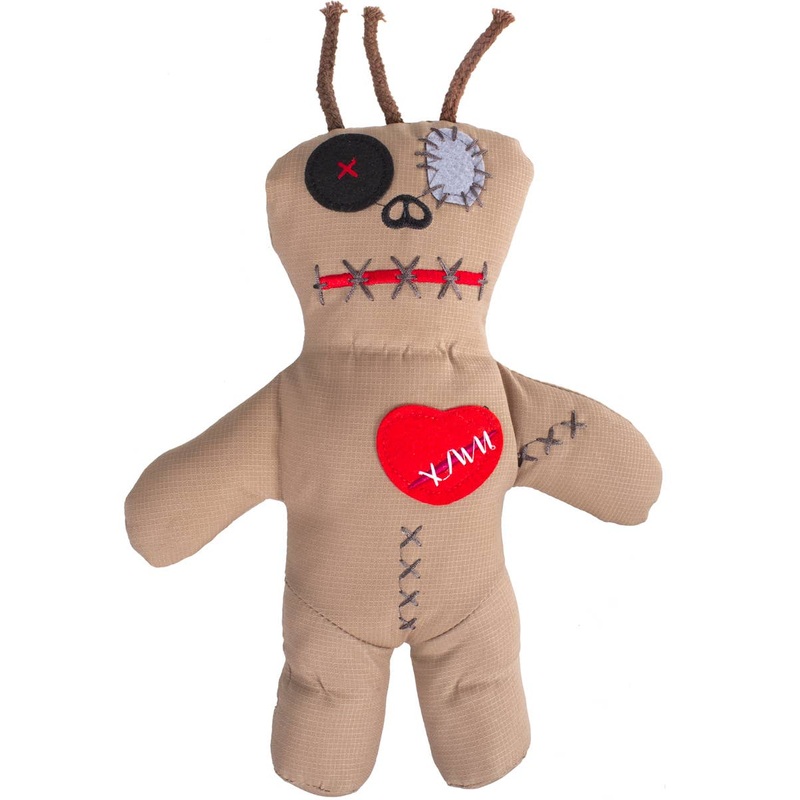 Plush Tan Voodoo Doll Halloween Prop