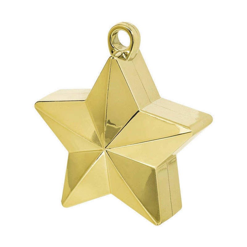 Star Shaped Gold 170 Gram Balloon Weight