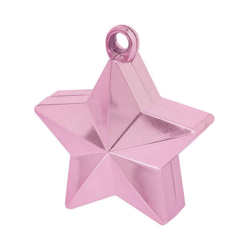 Star Shaped Light Pink 170 Gram Balloon Weight