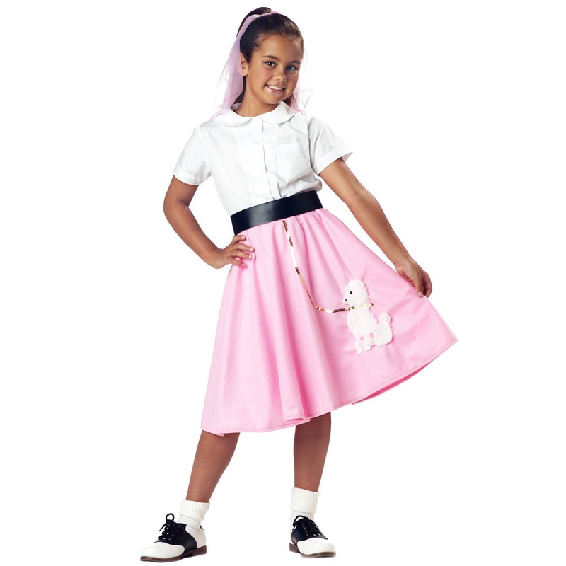 50s Poodle Skirt Girls Costume