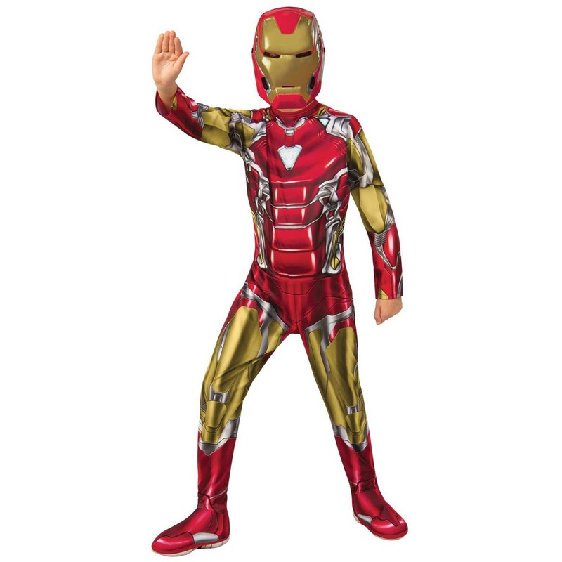 Avengers Endgame Boys Iron Man Superhero Costume