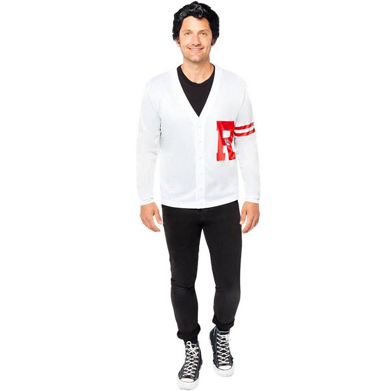 Danny Zuko Mens Rydell High Letterman Costume Jacket