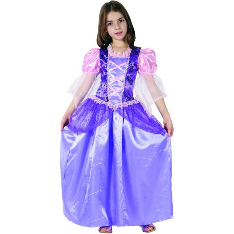 Disney Princess Rapunzel Girls Purple Fairytale Costume