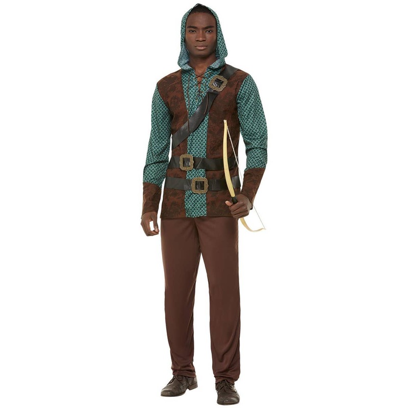 Forest Archer Mens Deluxe Robin Hood Costume