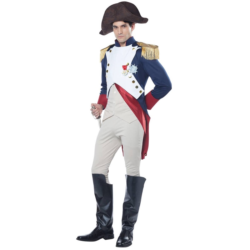 French Emperor Napoleon Mens Fancy Dress Costume