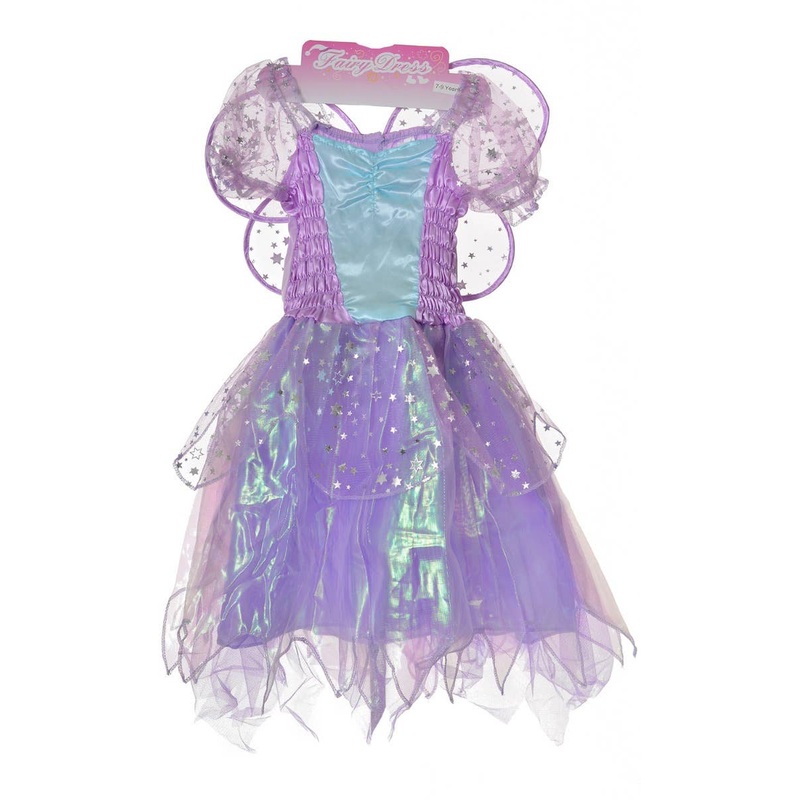 Iridescent Purple Fairy Princess Girls Book Week Costume