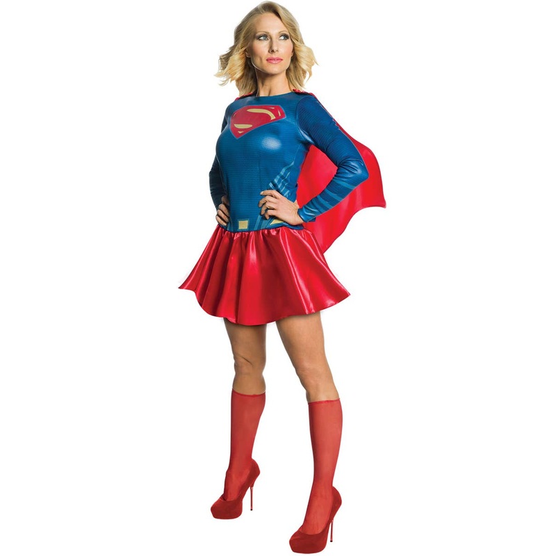 Justice League Womens Supergirl Fancy Dress Costume