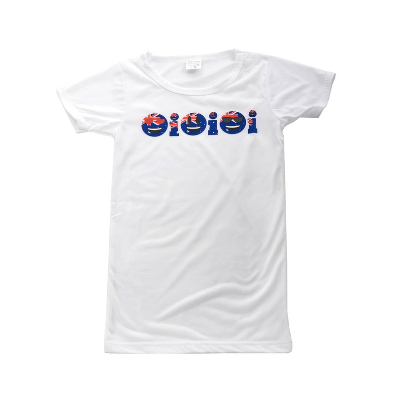 Kids Aussie Flag Oi Oi Oi Australia Day T-shirt