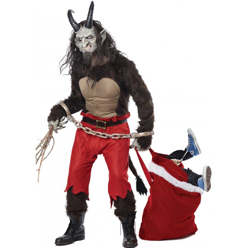Krampus the Christmas Demon Mens Deluxe Costume