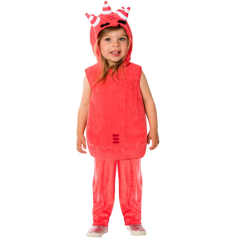 Oddbods Girls Fuse Red Monster Costume
