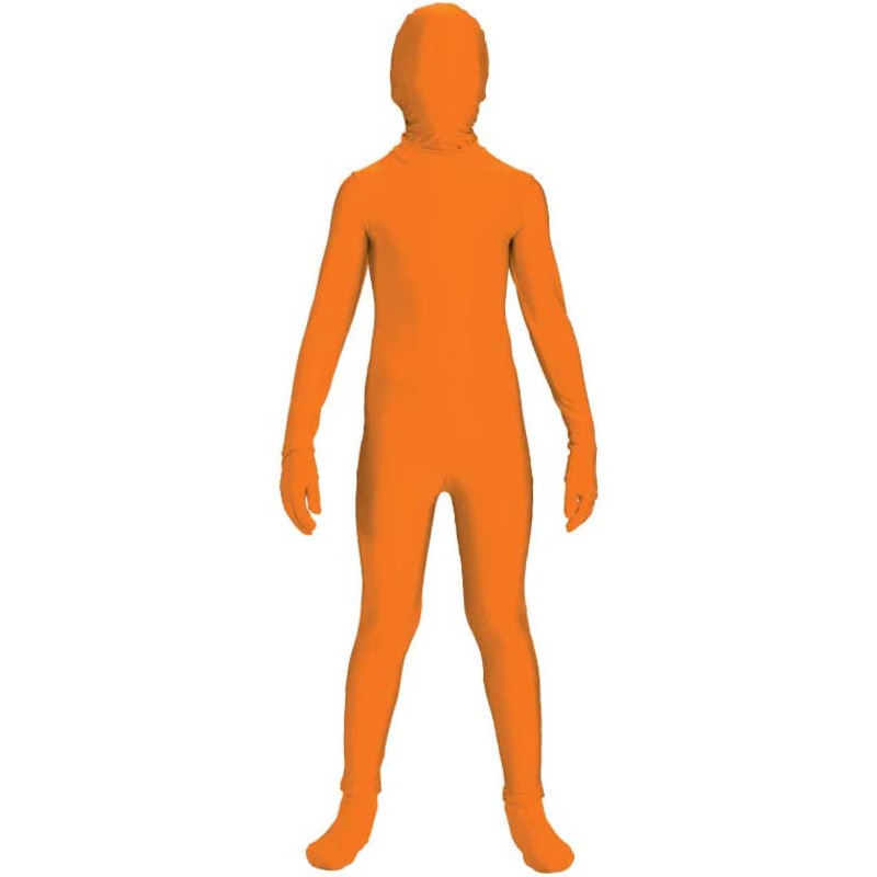 Second Skin Boys Orange Lycra Costume