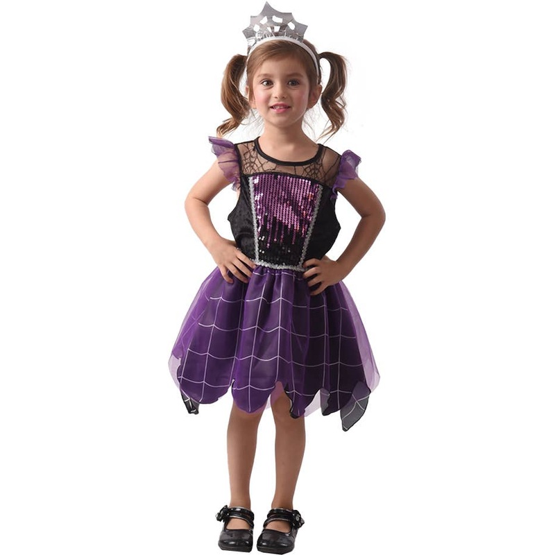 Spider Queen Toddler Girls Halloween Costume
