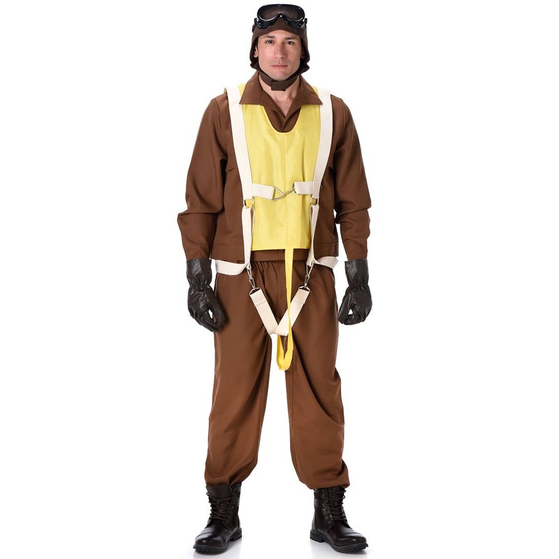 1940s WWII Bomber Pilot Mens Air Force Costume