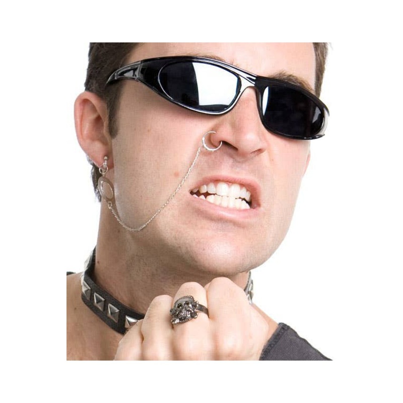 1980s Punk Novelty Jewellery Costume Set