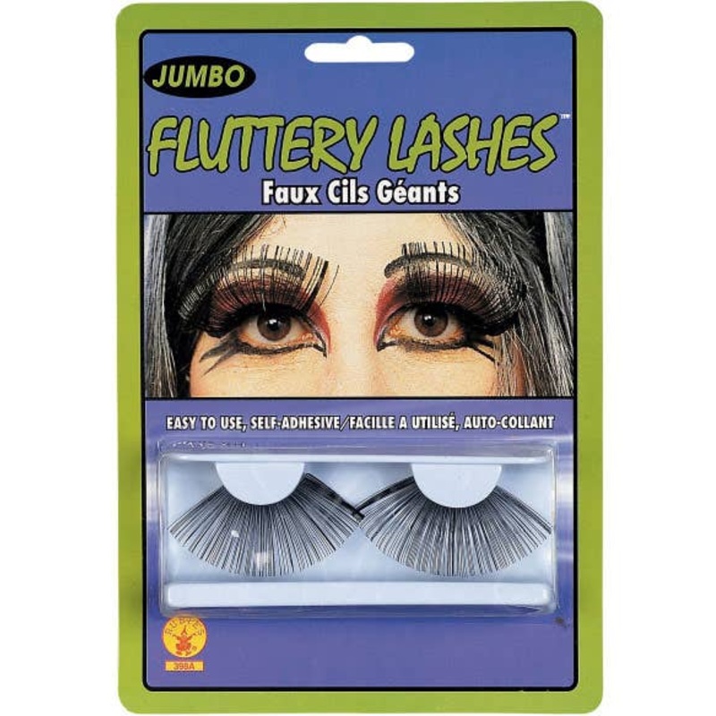 Fluttery Jumbo Long Black False Eyelashes