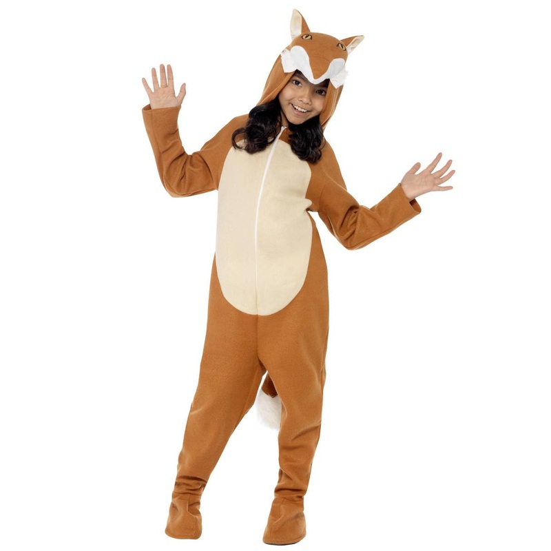 Fox Girls Animal Onesie Book Week Costume