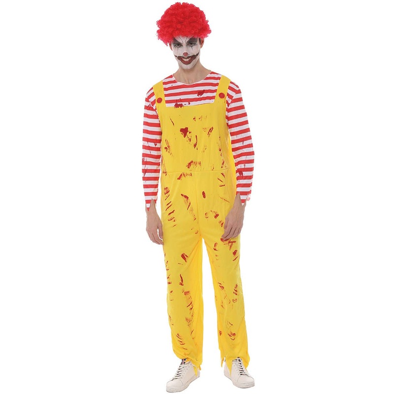 Killer Donald Clown Mens Halloween Costume