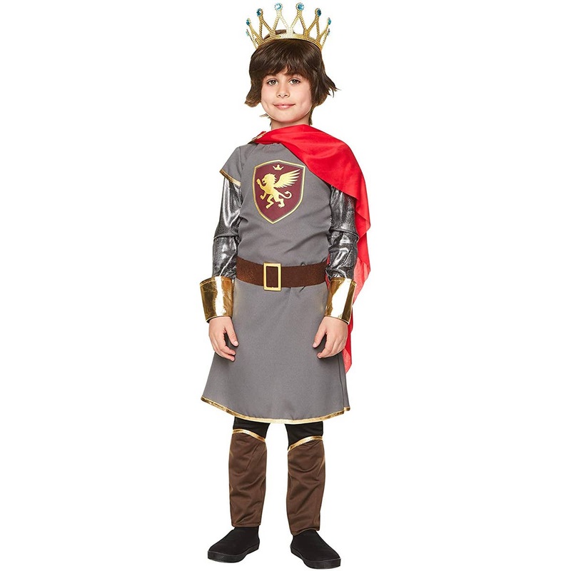 King Arthur Boys Medieval Fancy Dress Costume