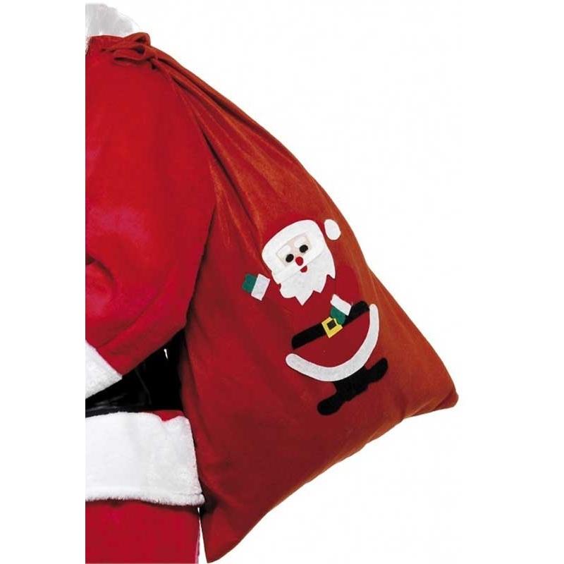 Novelty Red Santa Toy Sack Christmas Accessory