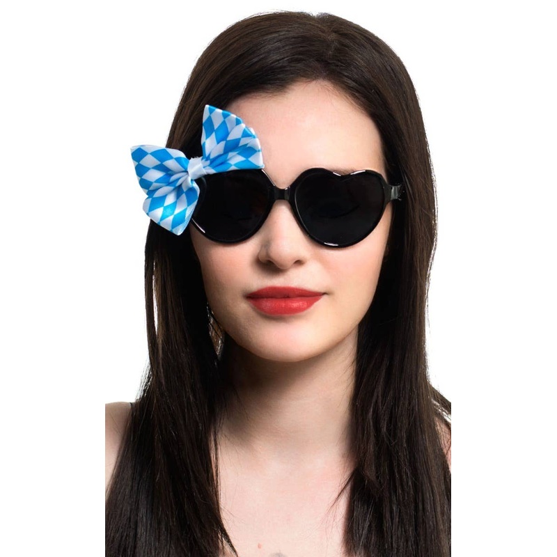 Oktoberfest Costume Glasses with Bow