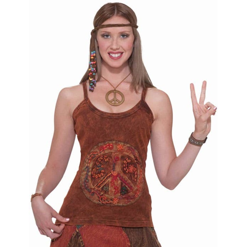 Peace Sign Womens 60s Tank Top