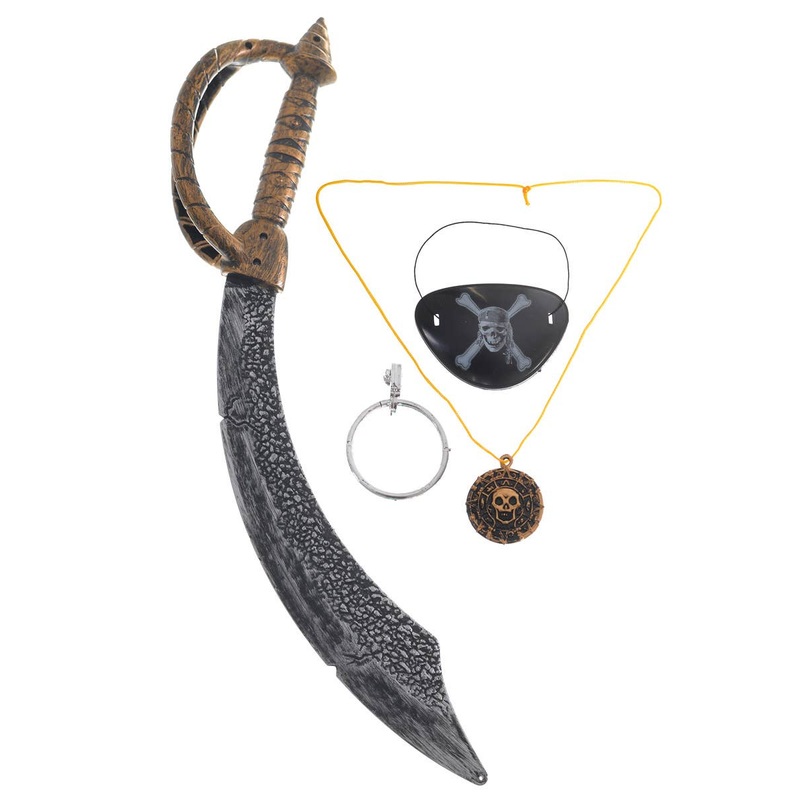 Pirate Cutlass 4 Piece Costume Accessory Set