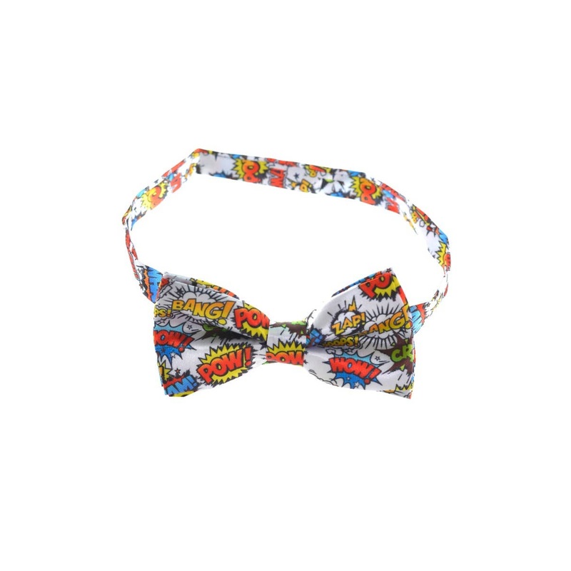 Pop Art Cartoon Bow Tie Costume Accessory