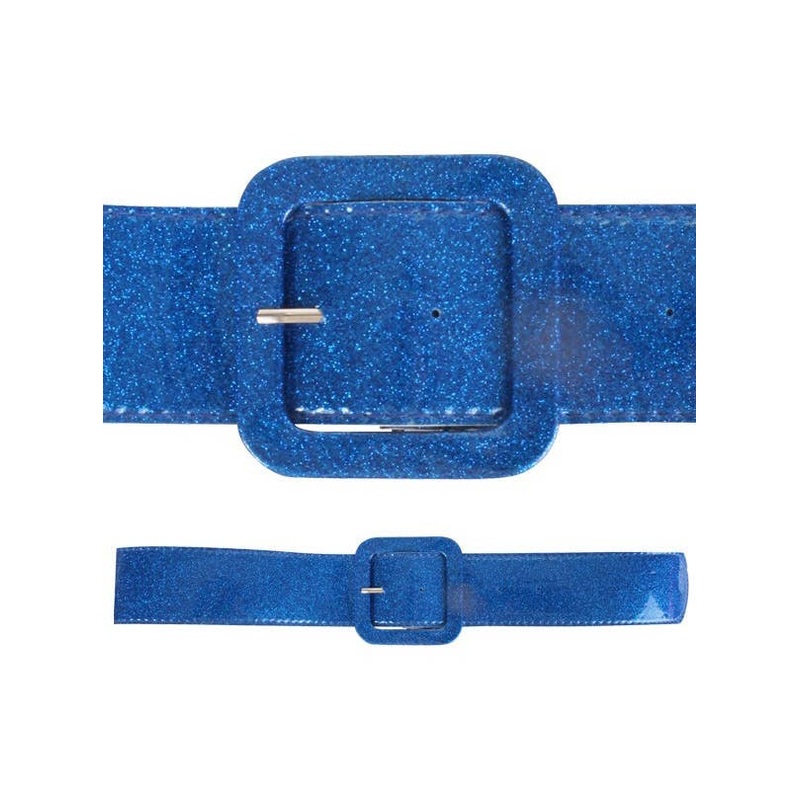 Royal Blue Glitter Belt Costume Accessory