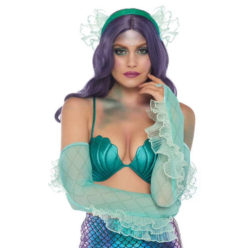 Sea Foam Mermaid Green Costume Accessory Kit