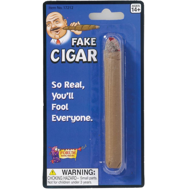 Single Pack Realistic Fake Cigar Costume Accessory